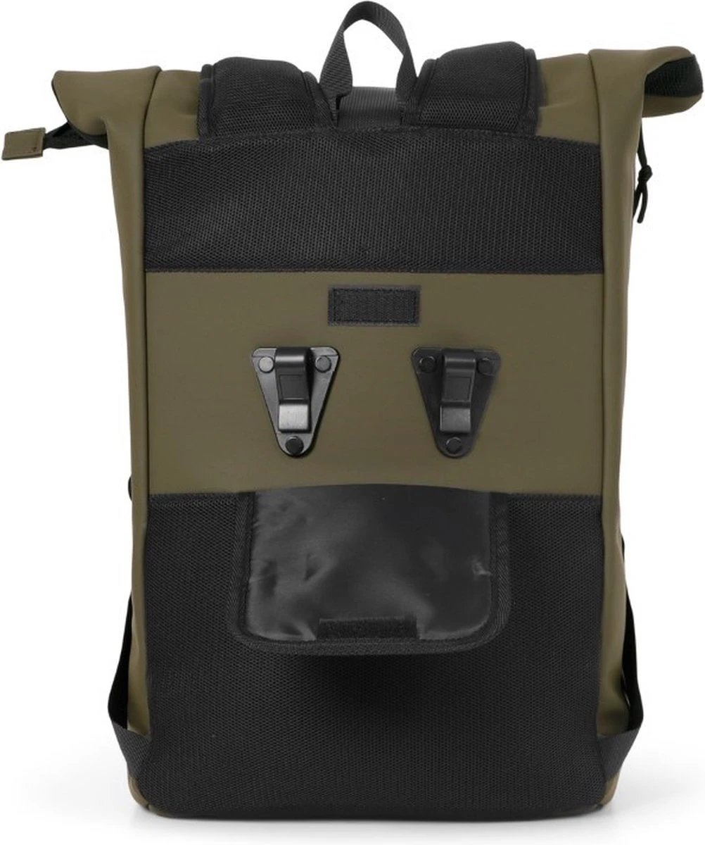 Norlander Waterdichte Rugzak 46L - Roltop Rugzak - Fietsrugzak - Olive - Afbeelding 3