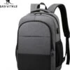 San Vitale® - Rugzak 2.0 Met USB Poort - Schooltas - 16 Inch Laptop Rugtas - Dames/Heren - 30L - Waterafstotend - Grijs