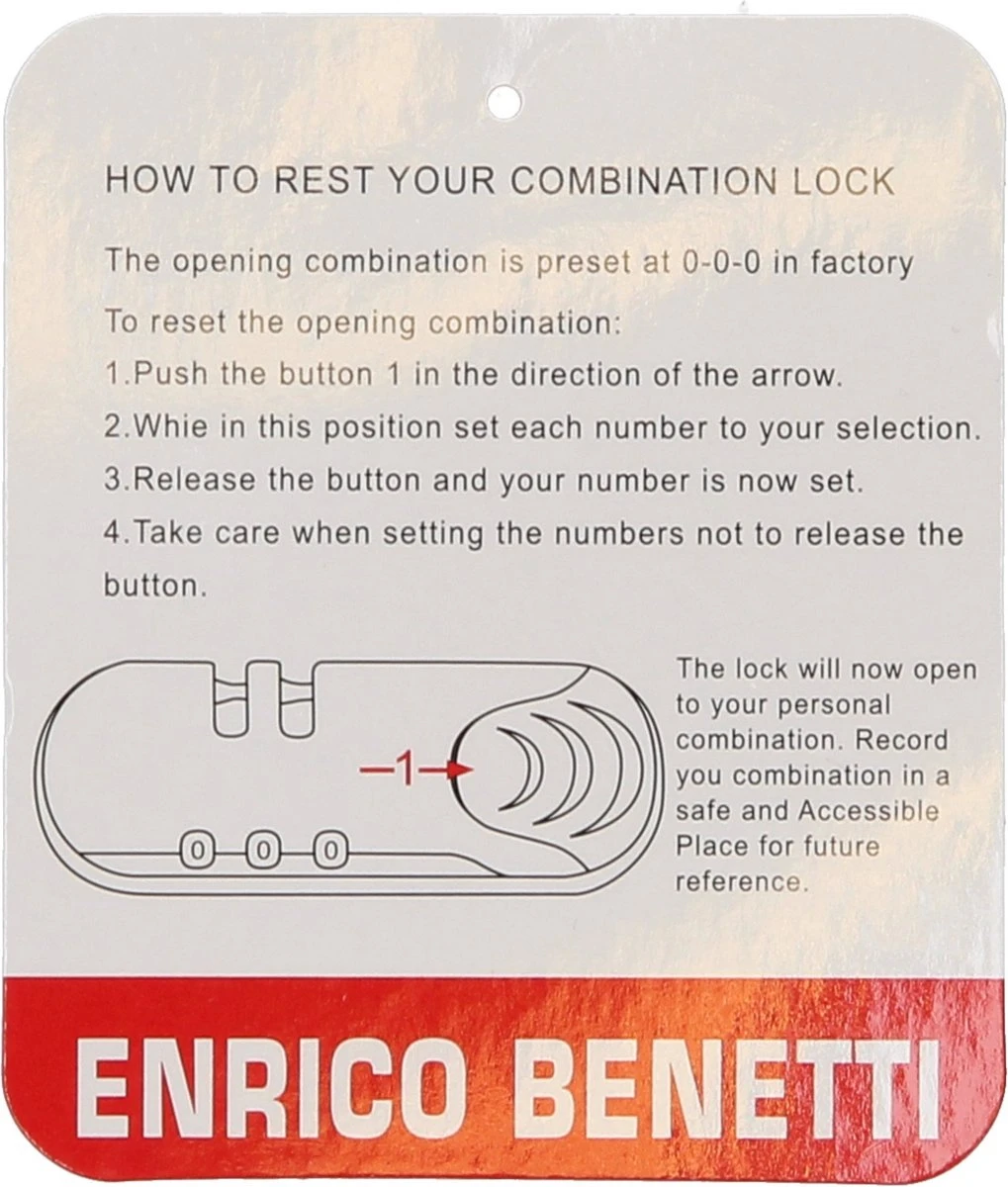 Enrico Benetti Louisville 39040 Handbagage Koffer Hardcase ABS - Donkerblauw - Afbeelding 9