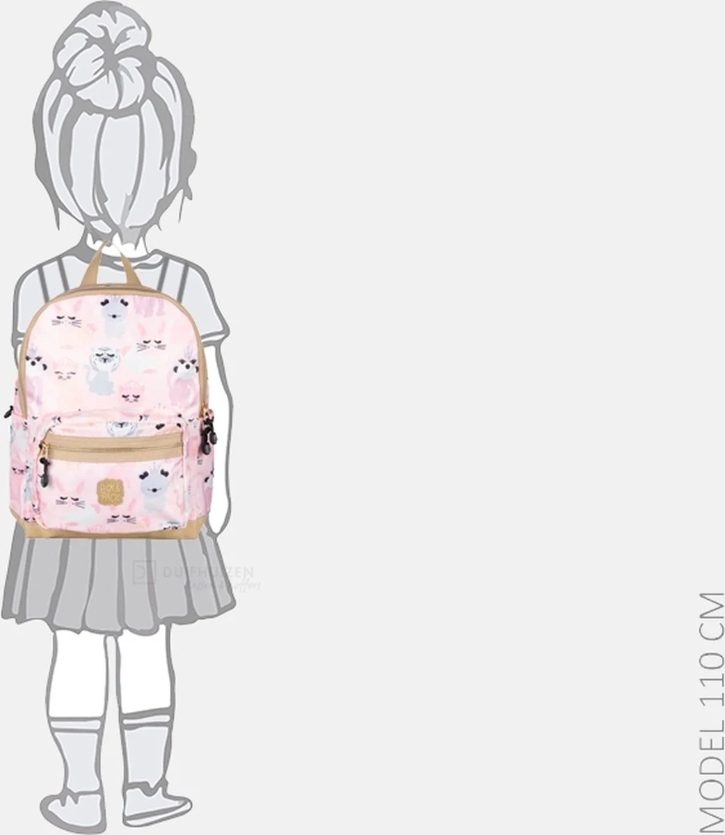 Pick & Pack Lieve Diertjes - Rugzak - Roze - Maat M - Afbeelding 17