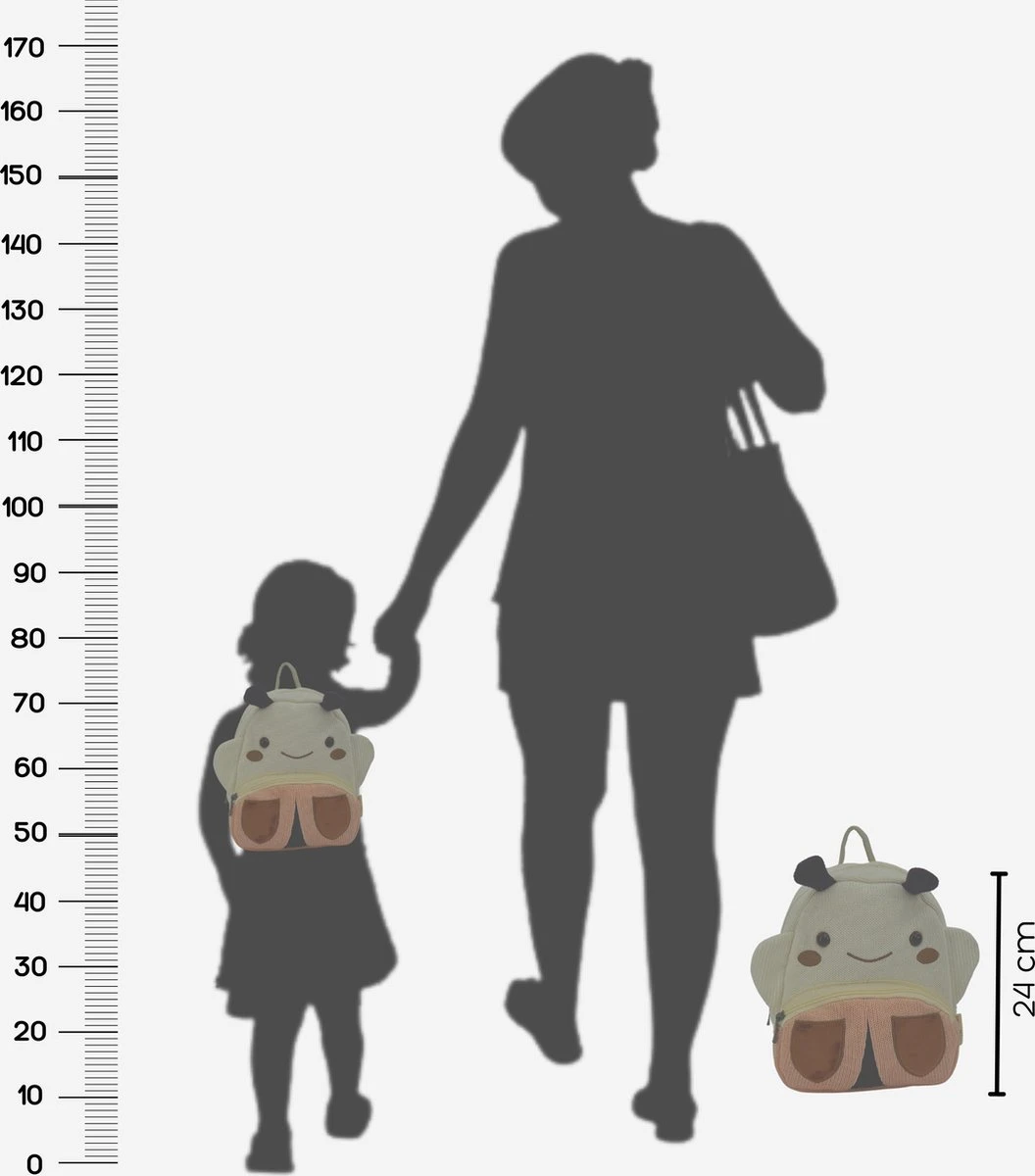 Rugzak - Kinderrugzak - Liloe&Noenie - Vlinder Rugzak - Bio Katoenen Rugzak - Rugtas - Rugzak Peuter - Rugzak Kleuter - Rugtassen - Schooltas - Rugtas Kinderen - Sac - Sac A Dos - Rugtas Meisje - Afbeelding 4