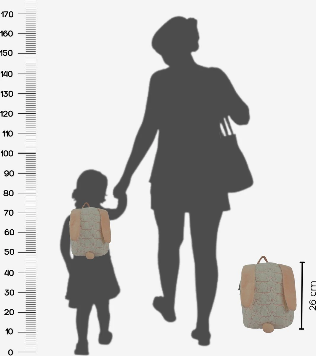 Rugzak - Kinderrugzak - Ster Rugzak - Rugzak Peuter - Rugzak Dreumes - Rugtas - Kleine Kinderrugtas - Konijn - Sac - Sac A Dos - Afbeelding 4