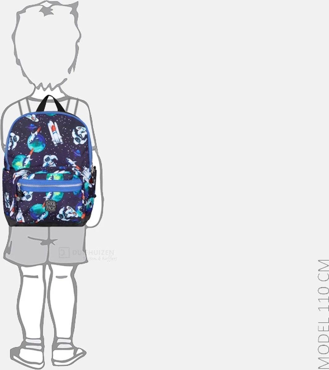 Pick & Pack Ruimtesport - Rugzak - Donkerblauw - Maat M - Afbeelding 8