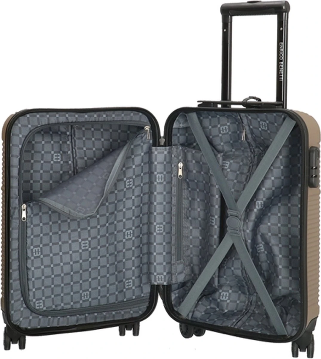 Enrico Benetti Louisville 39040 Handbagage Koffer 52 Cm - Champagne - Afbeelding 8