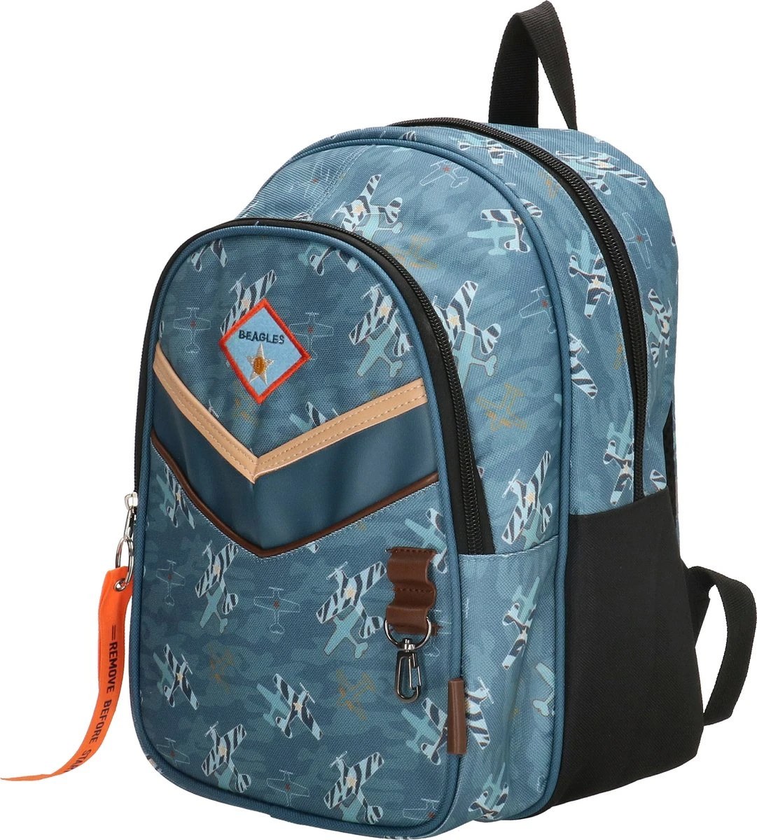 Beagles Originals Kids Adventures - Rugzak - Vliegtuig Print - Afbeelding 4