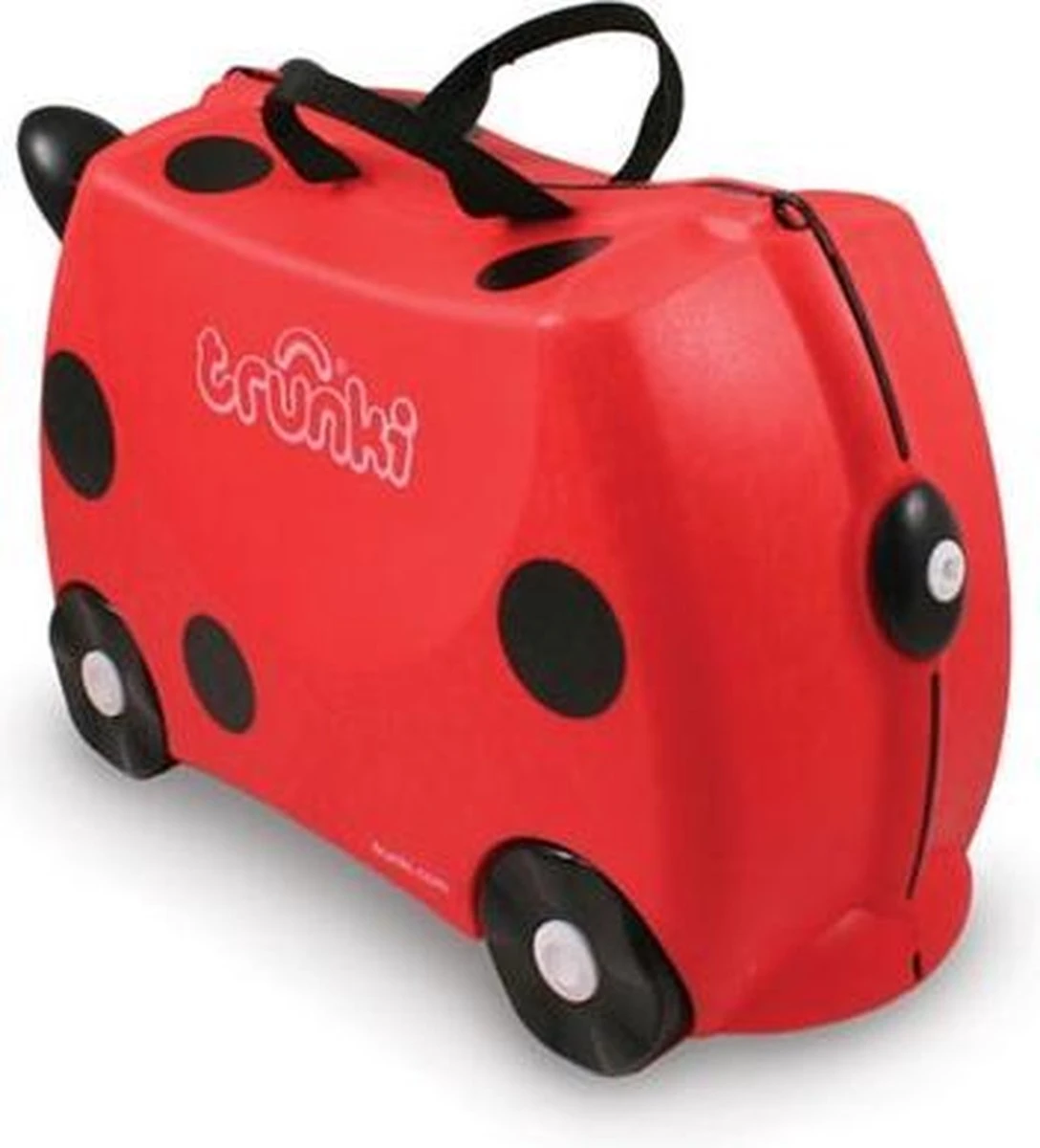 Trunki Ride-On Handbagage Koffer 46 Cm - Lieverheersbeestje Harley - Afbeelding 14