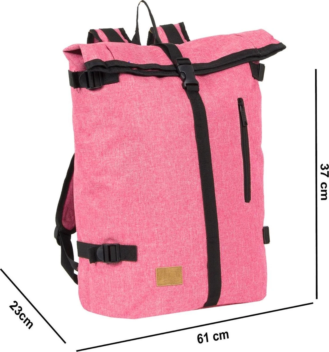 New Rebels® Heaven - Rugtas - Roze - 13.313121087.9 - 31x15x53cm - Rugzak / Backpack - Afbeelding 2