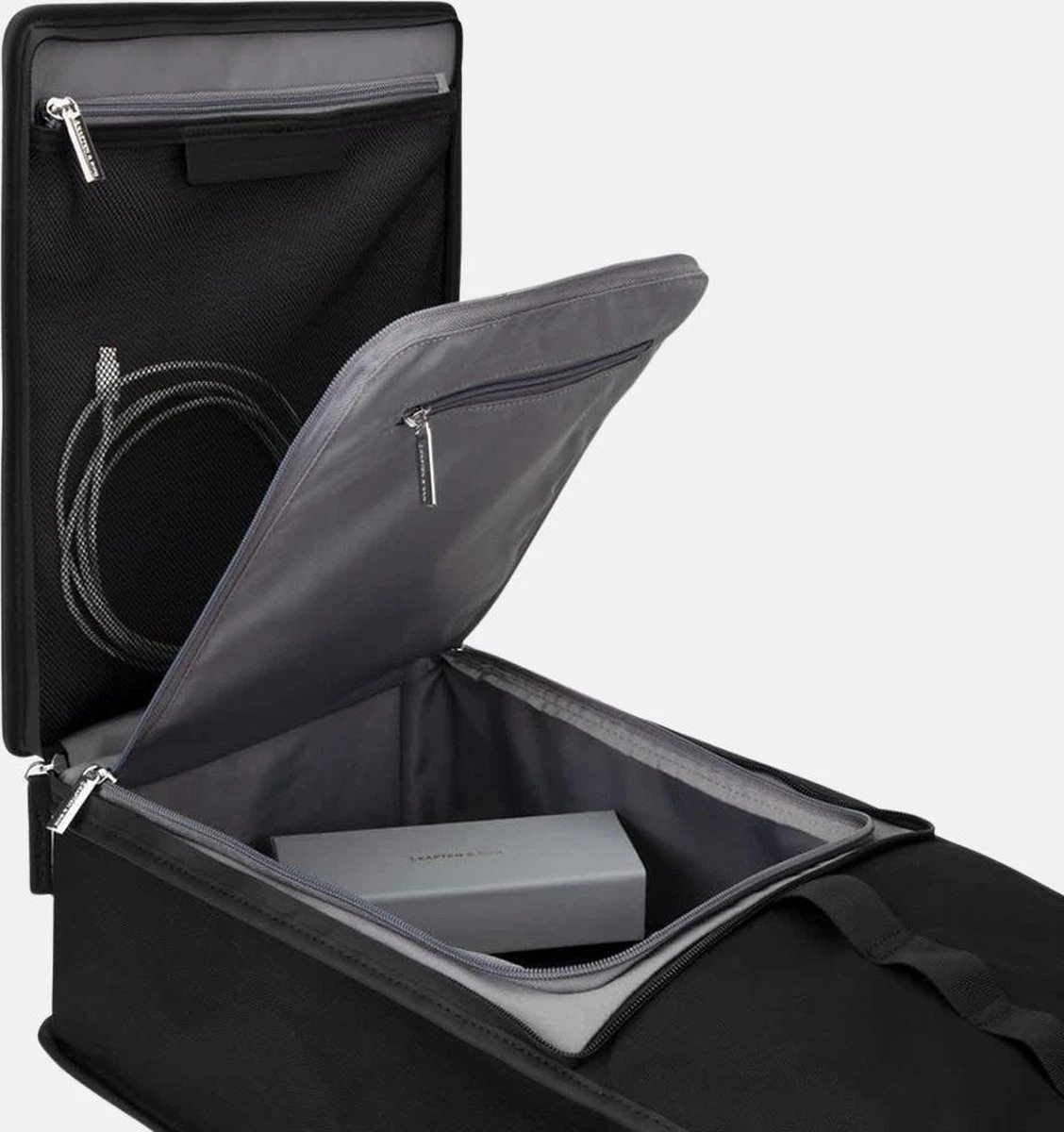 Kapten & Son Lund Pro Rugzak 16 Inch All Black - Afbeelding 5