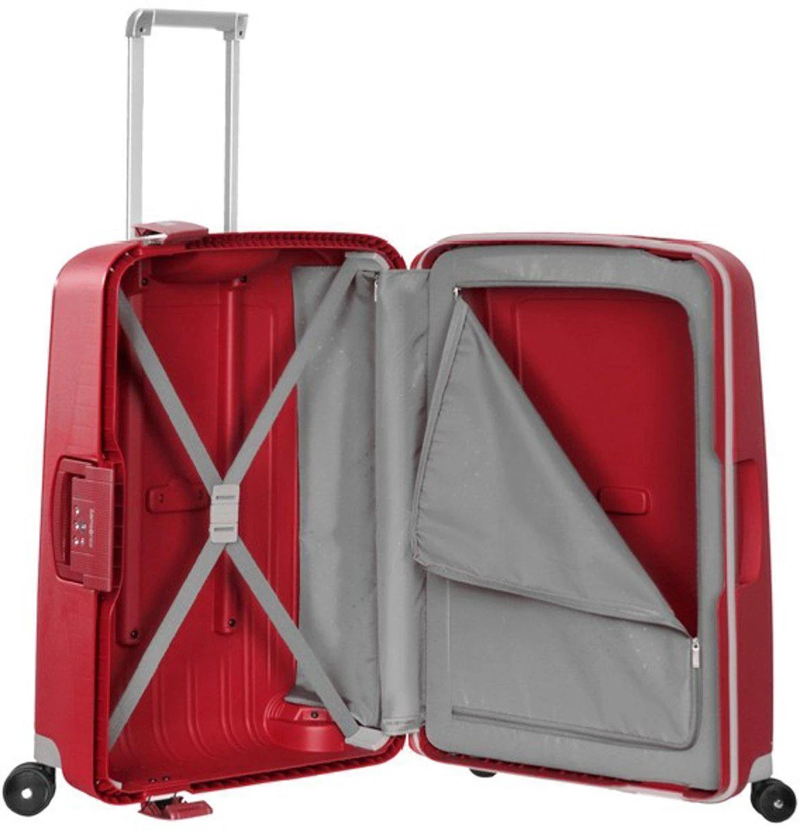 Samsonite Reiskoffer - S'CURE SPINNER 69/25 (Medium) Rood - Afbeelding 17