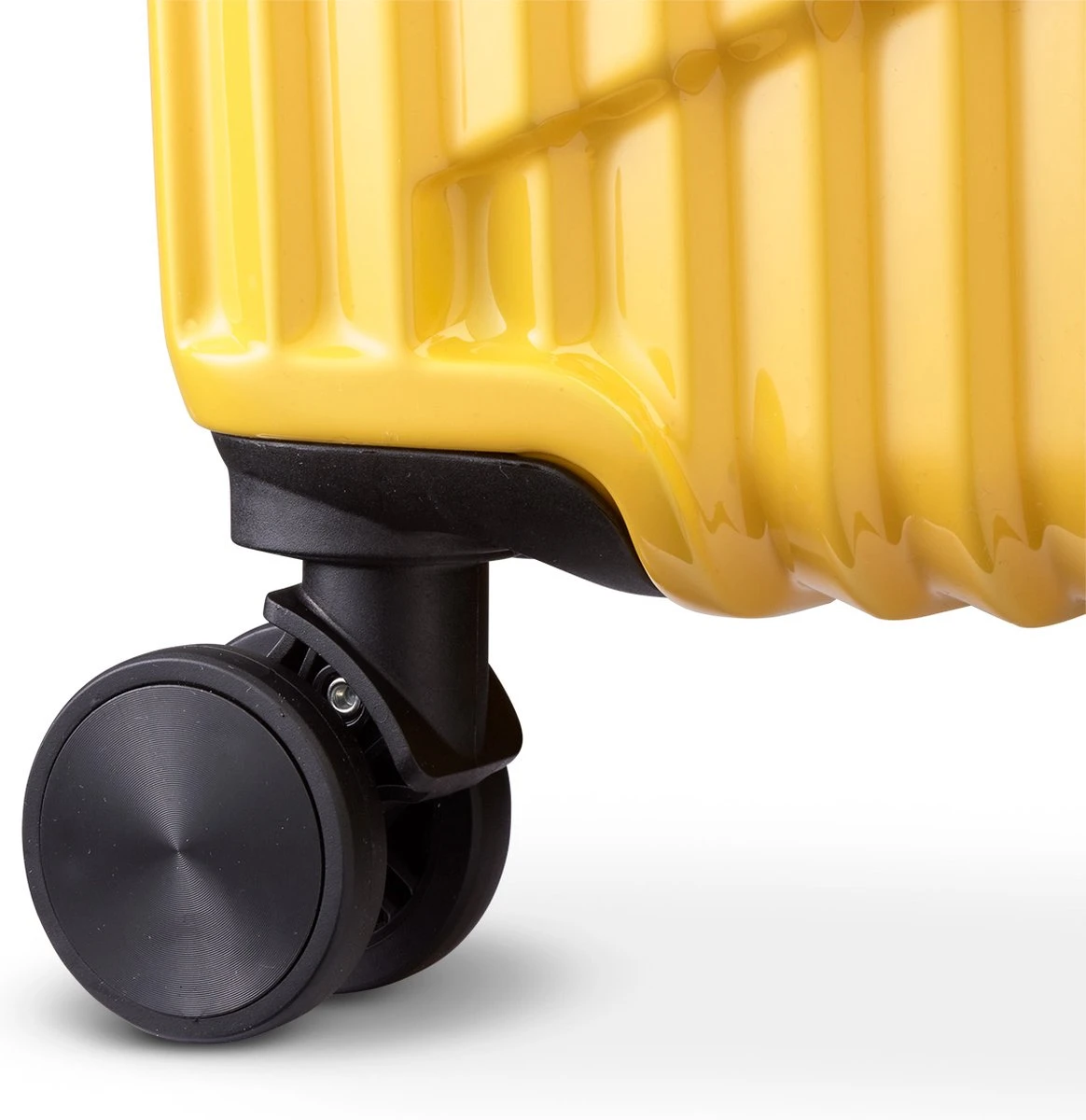 Tesla PC - Reiskoffer - 65 Cm - 4 Wielen - Geel - Afbeelding 6