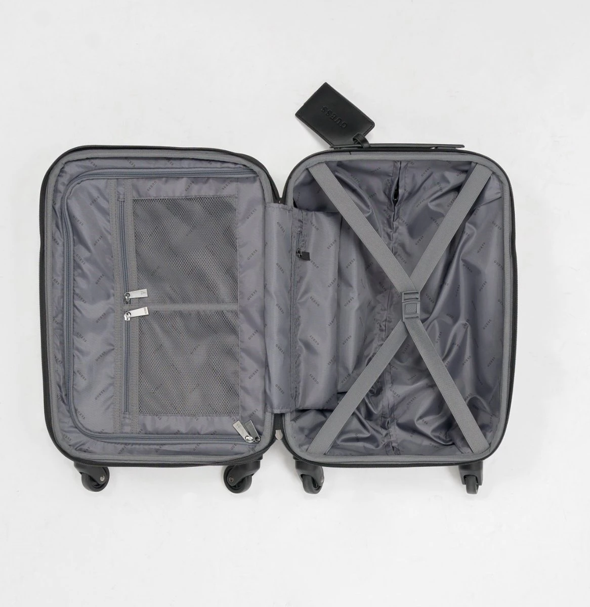 Guess Handbagage Koffer / Trolley / Reiskoffer - 50 Cm - 25 Liter - Wilder - Bruin - Afbeelding 8