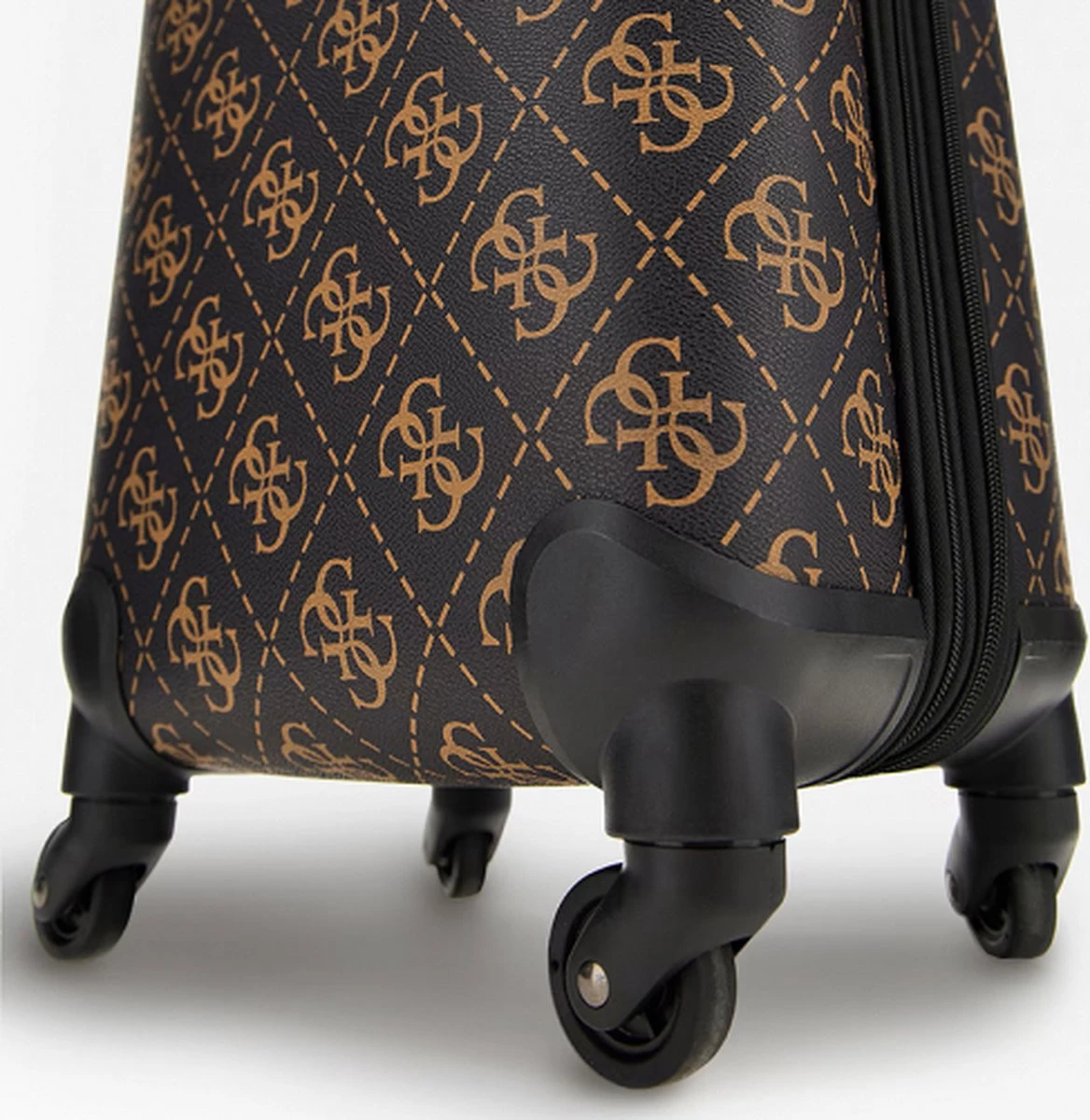 Guess Handbagage Koffer / Trolley / Reiskoffer - 50 Cm - 25 Liter - Wilder - Bruin - Afbeelding 14