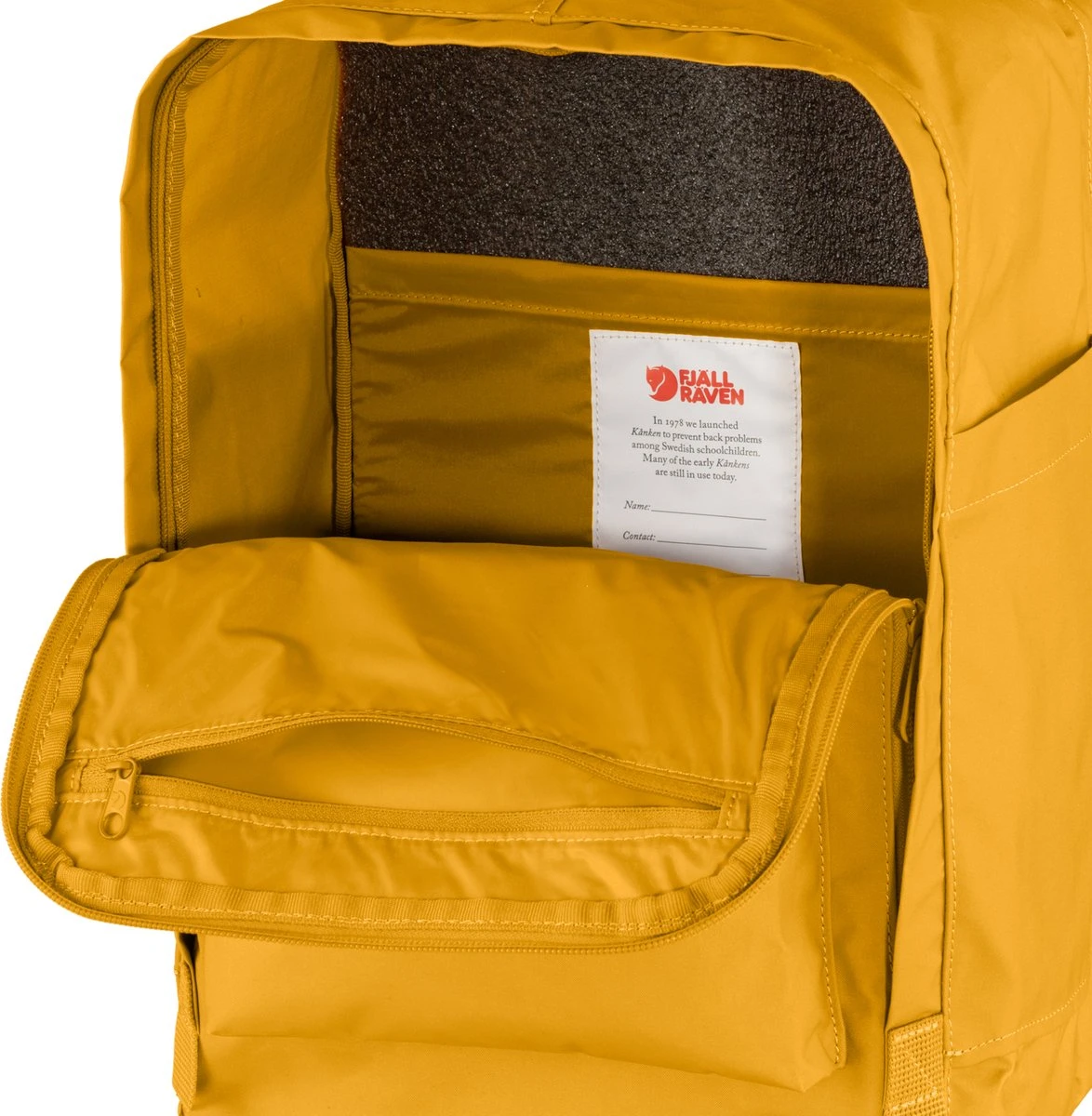 Fjallraven Fjällräven Kånken Laptop 13" Unisex Rugzak - Ochre - Afbeelding 4