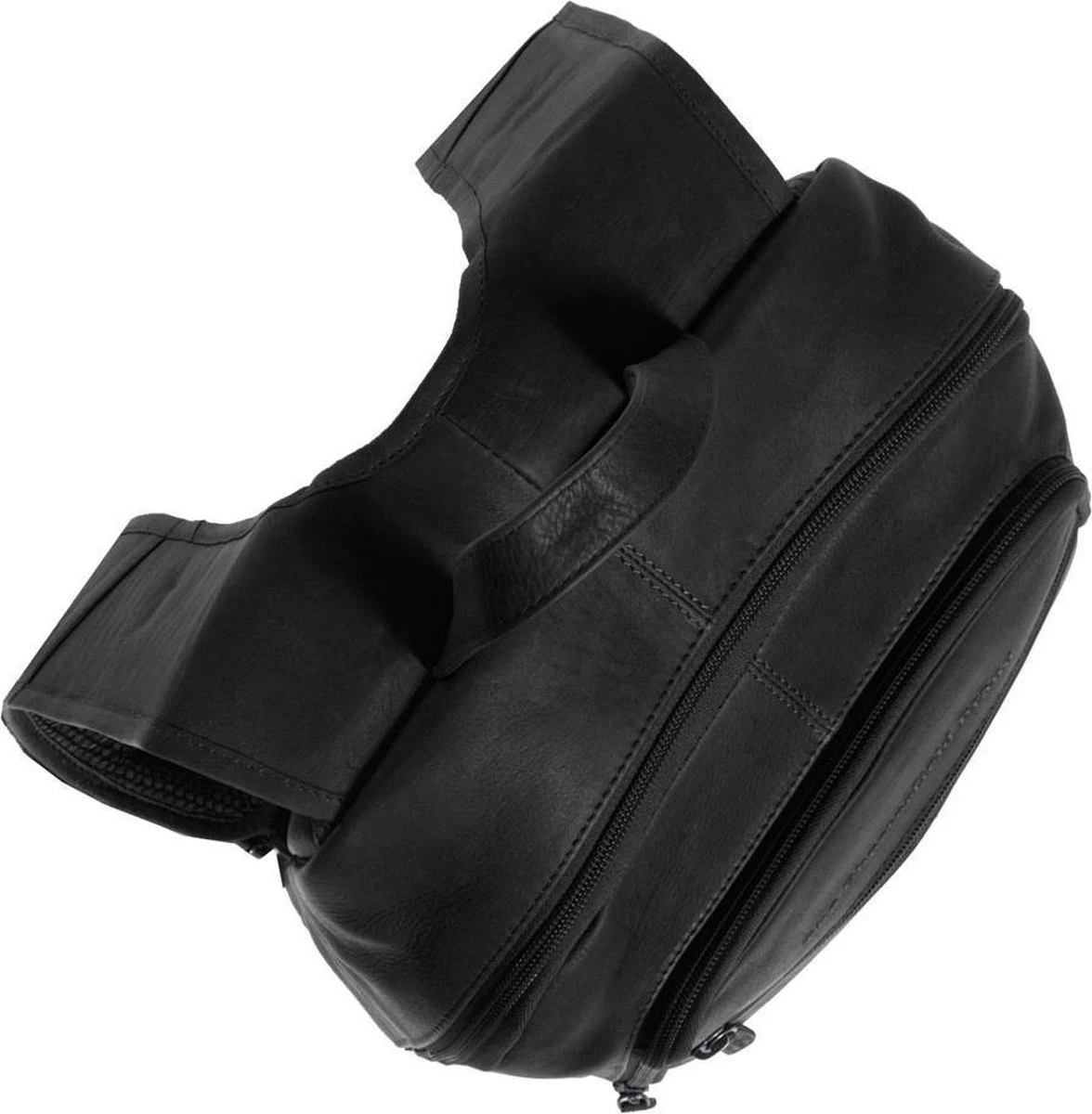 Chesterfield James Leren Laptop Rugzak - 14 Inch - Zwart - Afbeelding 2