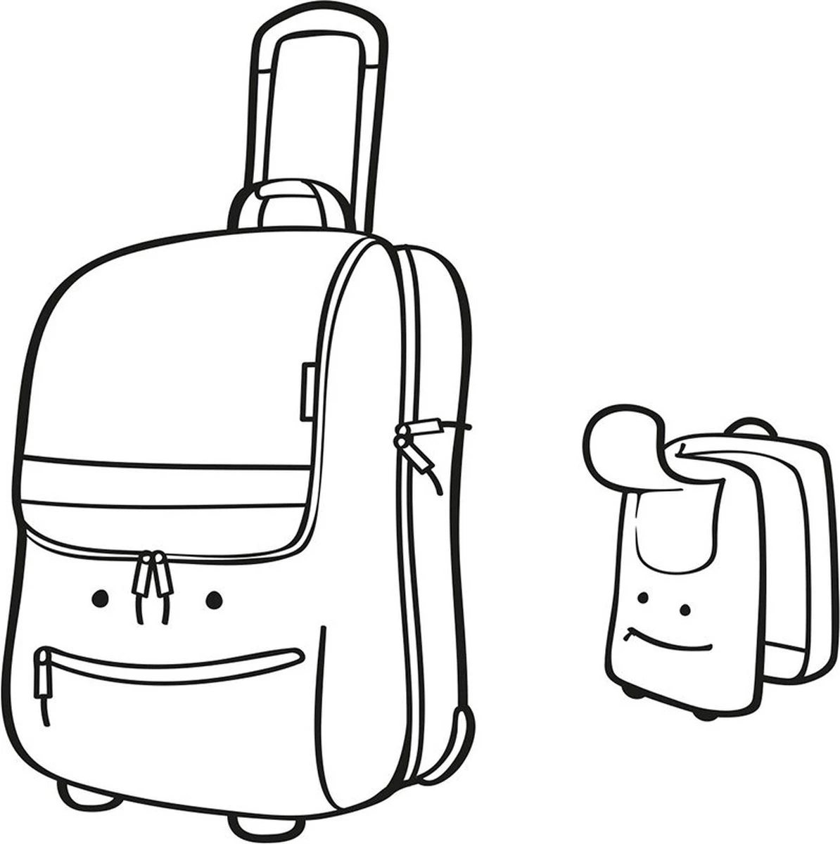 Reisenthel Trolley XS Kids Reiskoffer Kind - Maat XS - 12L - Cats&Dogs Rose Roze - Afbeelding 7