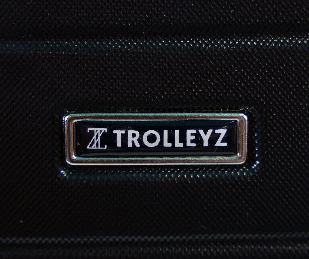 ©TROLLEYZ - Amsterdam No.9 - Reiskoffer 69cm Met TSA Slot - Dubbele Wielen - 360° Spinners - 100% ABS - Reiskoffer In Night Black - Afbeelding 7
