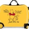 Disney Winnie The Pooh Kinderkoffer ABS Rol Zit Geel