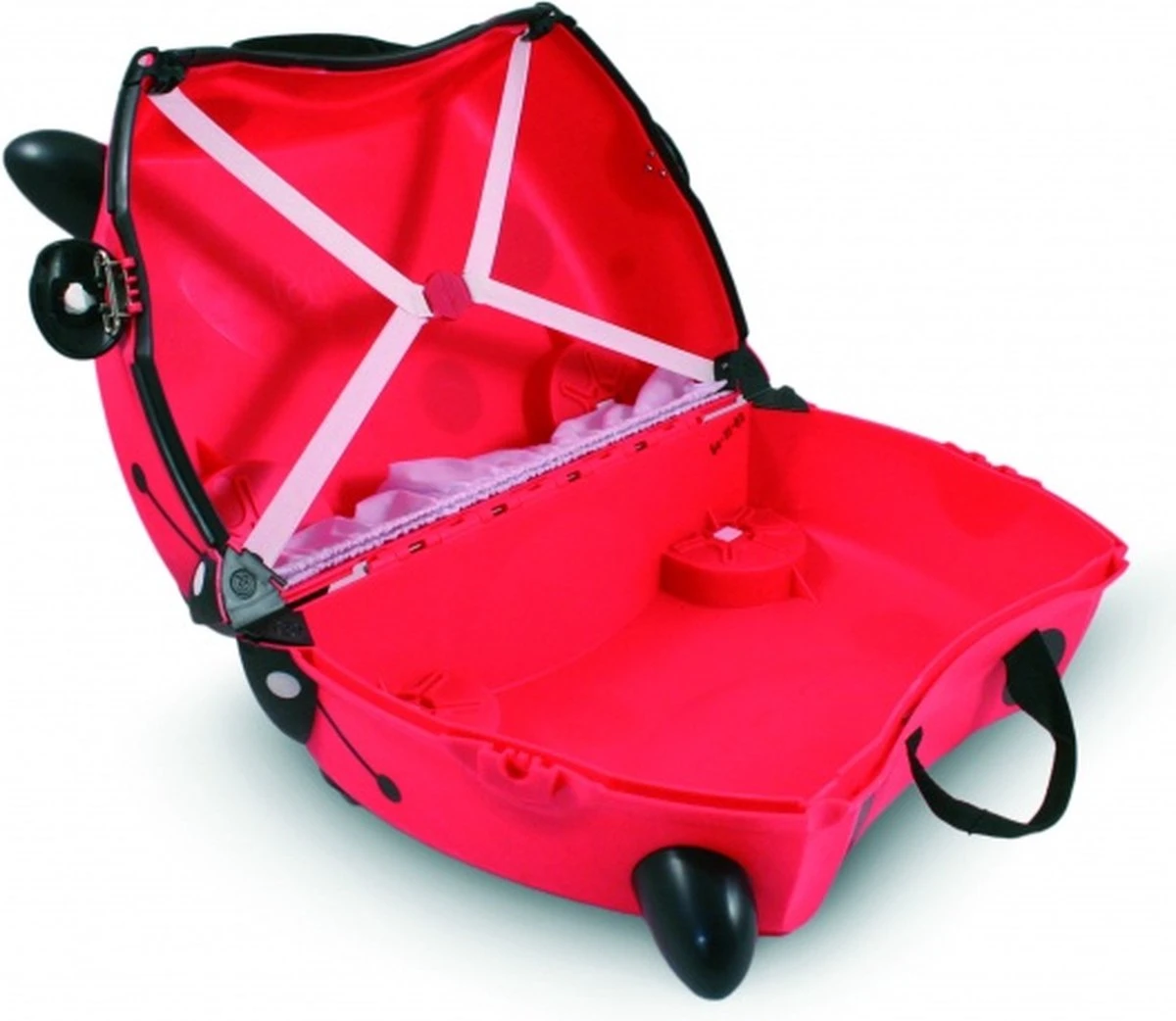 Trunki Ride-On Handbagage Koffer 46 Cm - Lieverheersbeestje Harley - Afbeelding 10