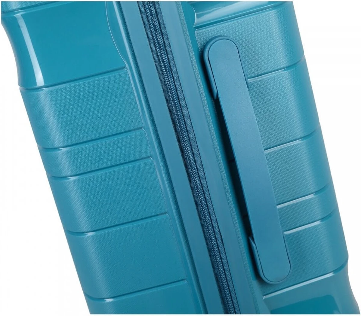 Decent ONE-CITY Large Koffer - 76 Cm - TSA Slot - Petrol - Afbeelding 9