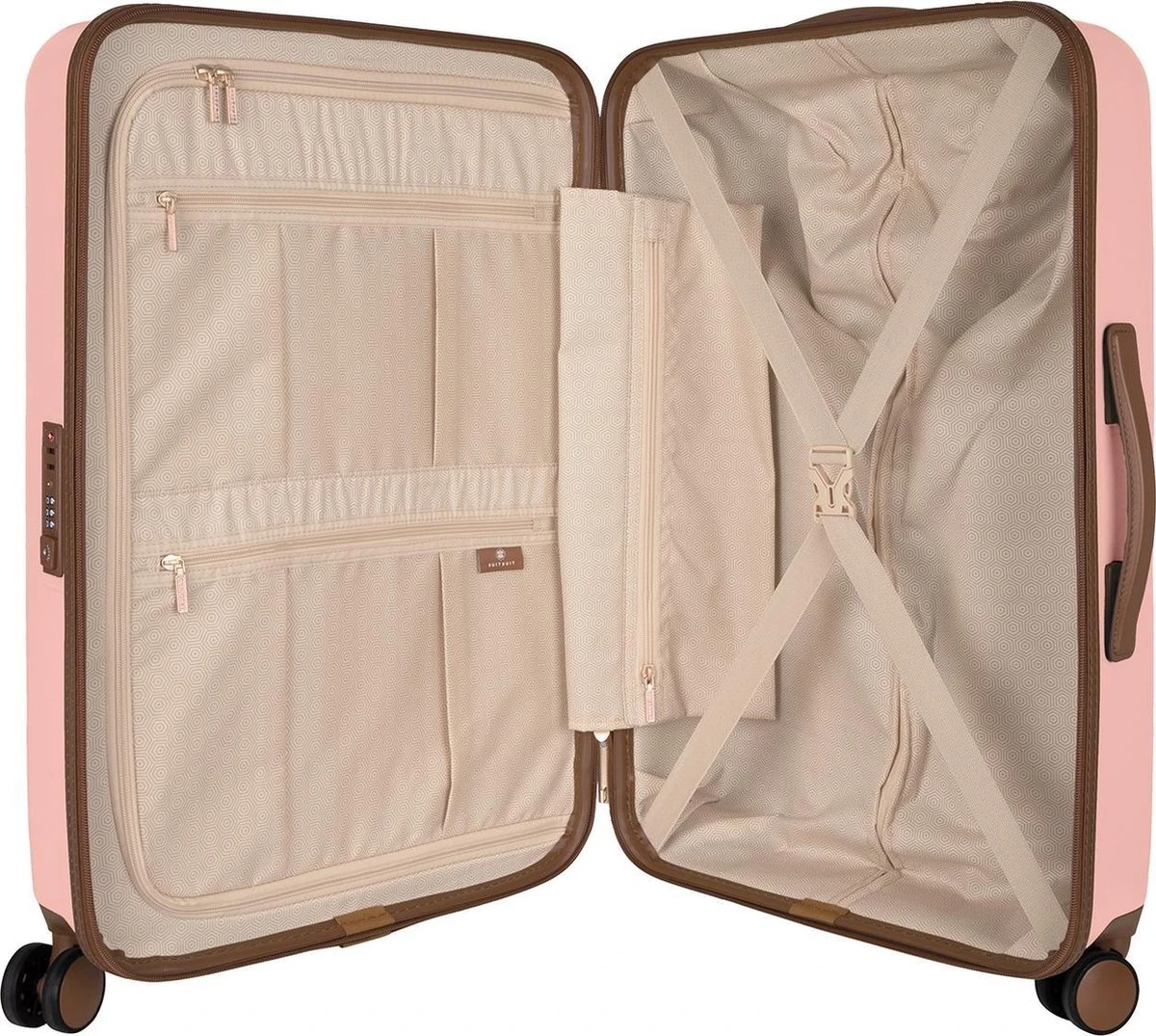 SUITSUIT - Fab Seventies - Coral Cloud - Reiskoffer (66 Cm) - Afbeelding 3