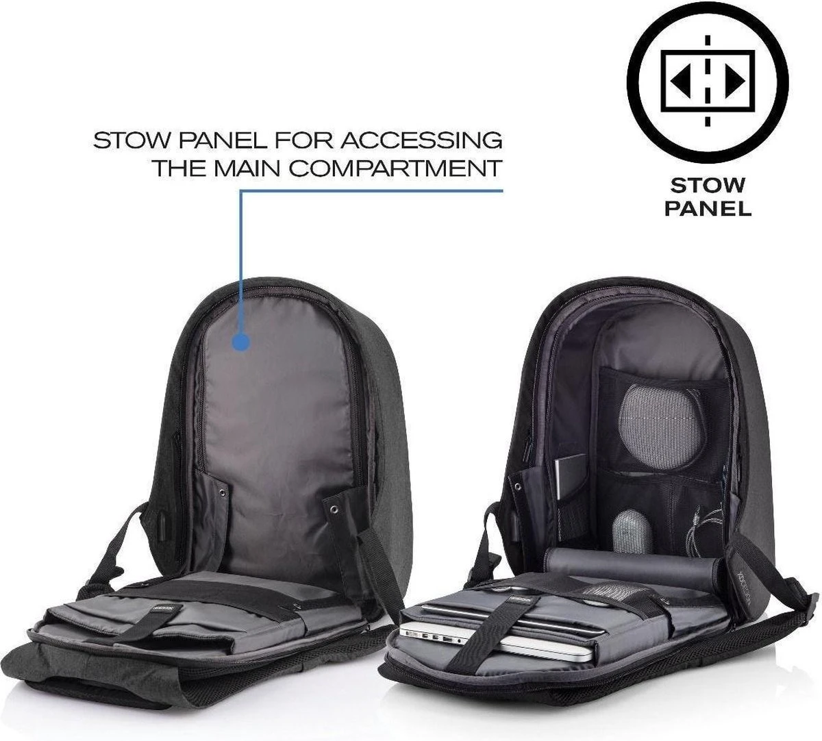 XD Design Bobby Hero XL - Anti-Diefstal Rugzak 21.5 Liter - Zwart - Afbeelding 17