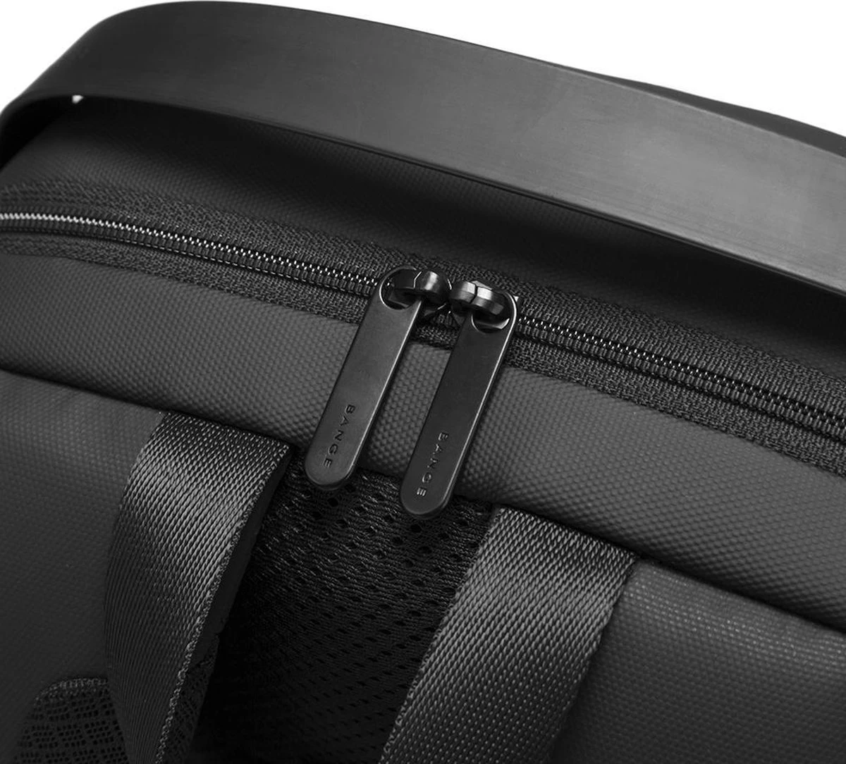 Bange Rugtas - 15,6 Inch - Laptop Rugzak - USB-aansluiting - Waterafstotend - Zwart - Incl. Smart Thermosfles - Afbeelding 7