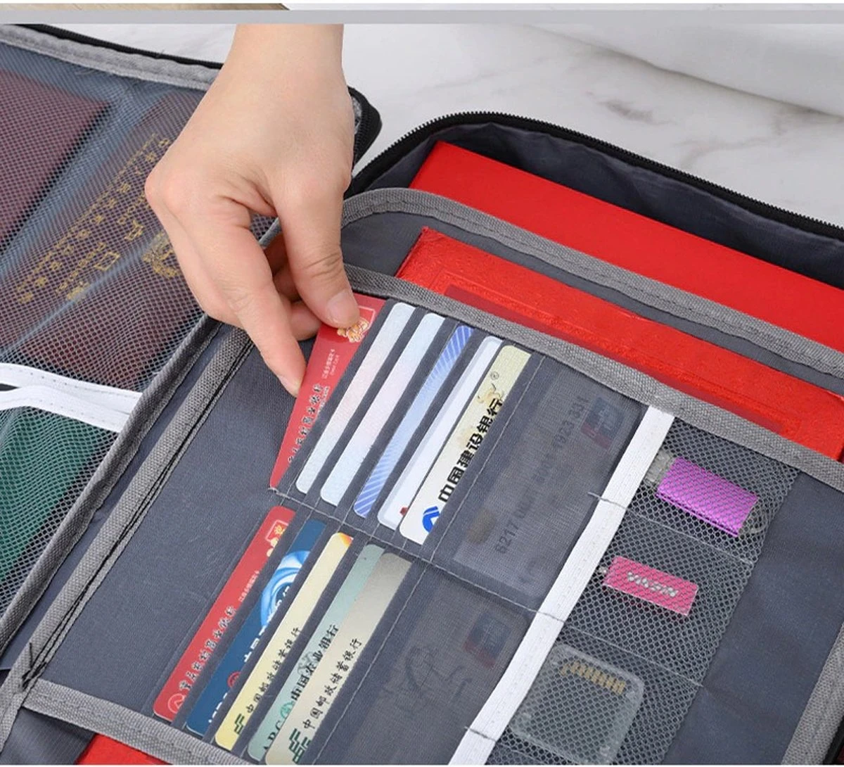 SONTRIX Brandwerende Koffer - Waterdicht - Brandwerend - Brandwerende Tas - Waterdichte Tas - Brandwerende Documententas - Tas - Handtas - Zwart - Afbeelding 8