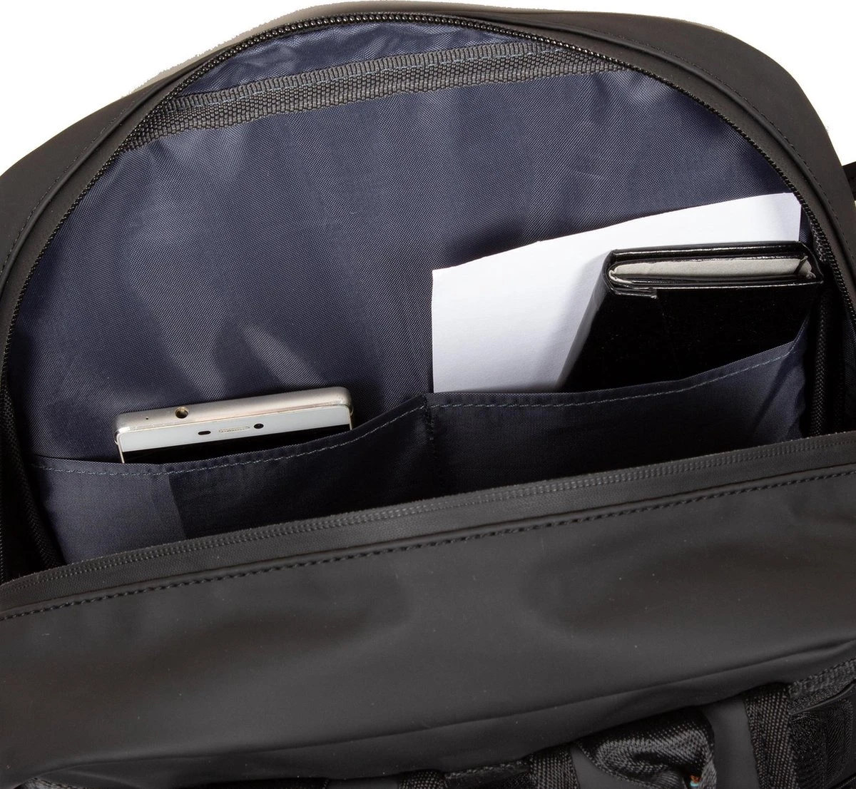 New Rebels® Harper - Rugtas - Zwart - Waterbestendig - 9L - 28x8x38cm - Rugzak / Backpack - Afbeelding 15