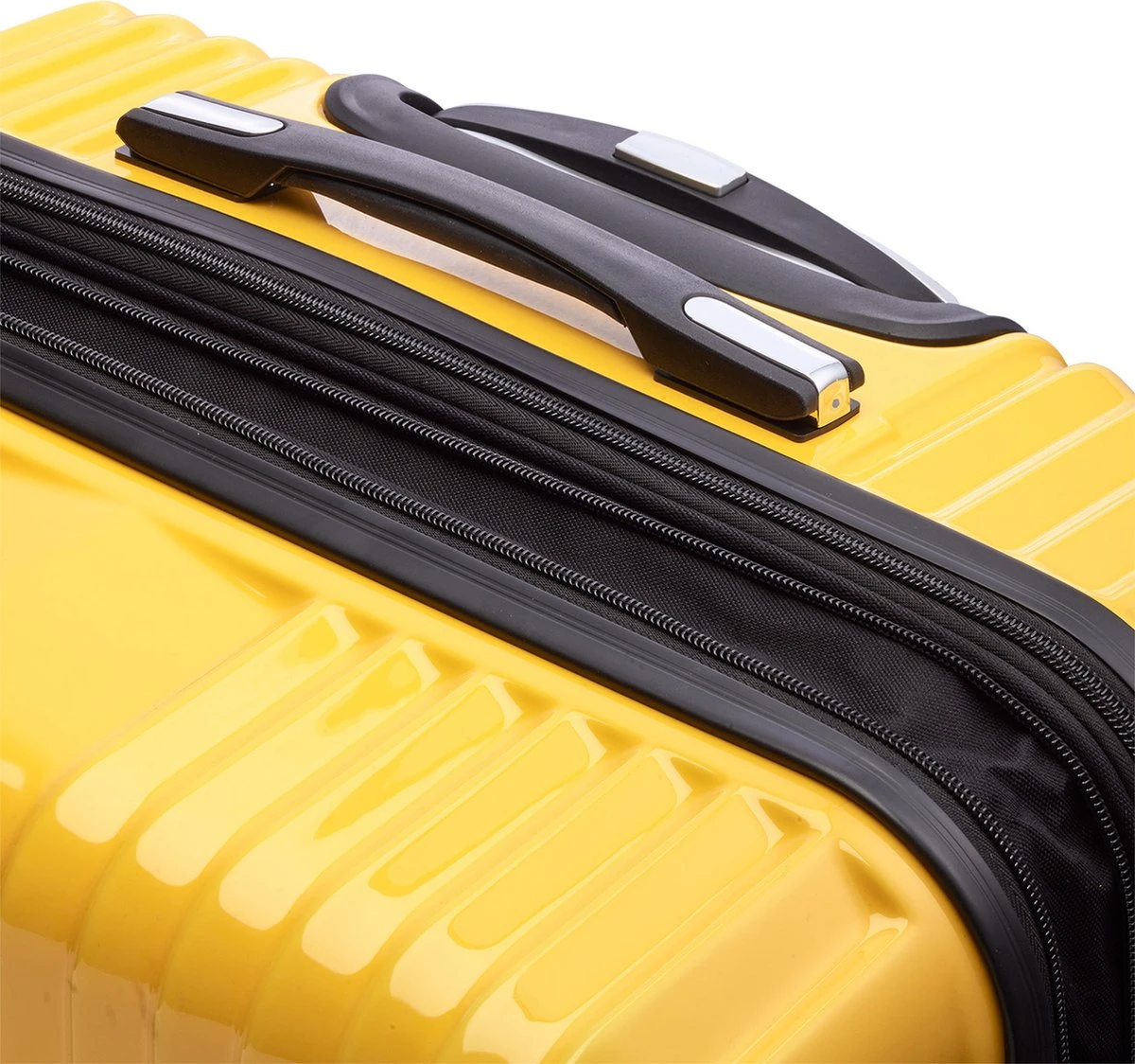 Tesla PC - Reiskoffer - 65 Cm - 4 Wielen - Geel - Afbeelding 7