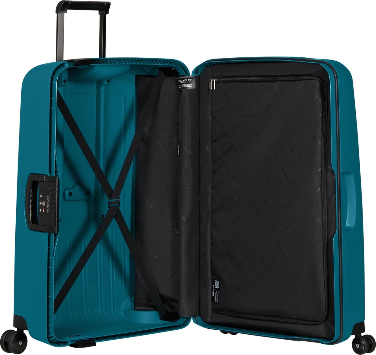 Samsonite Reiskoffer - S'Cure Spinner 81/30 - Petrol Blue - Afbeelding 7