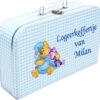 Logeerkoffer Ruit - Kinderkoffer- Kraamcadeau - Geboortecadeau - Opa En Oma