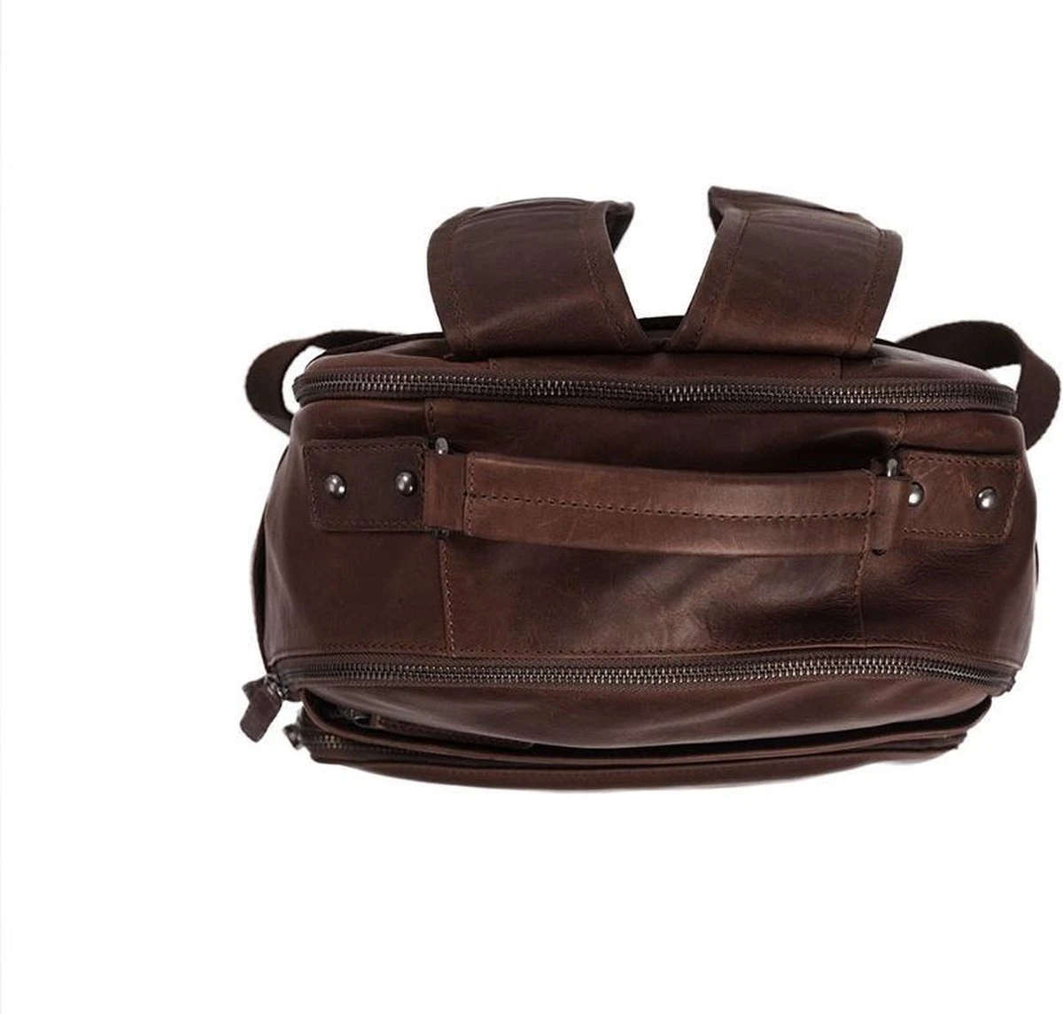 Chesterfield Bags Leren Laptop Rugzak Austin Bruin - Afbeelding 4