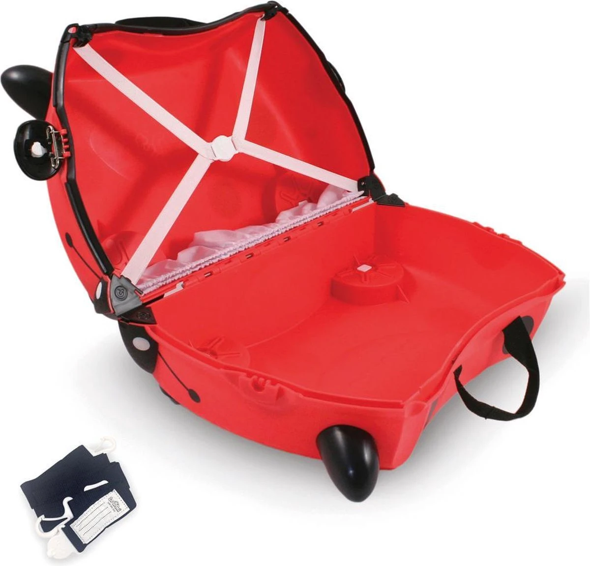 Trunki Ride-On Handbagage Koffer 46 Cm - Lieverheersbeestje Harley - Afbeelding 18