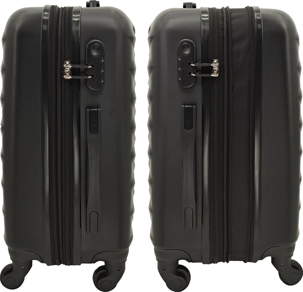 SB Travelbags 'Expandable' Bagage Koffer 65cm- Zwart - Afbeelding 2