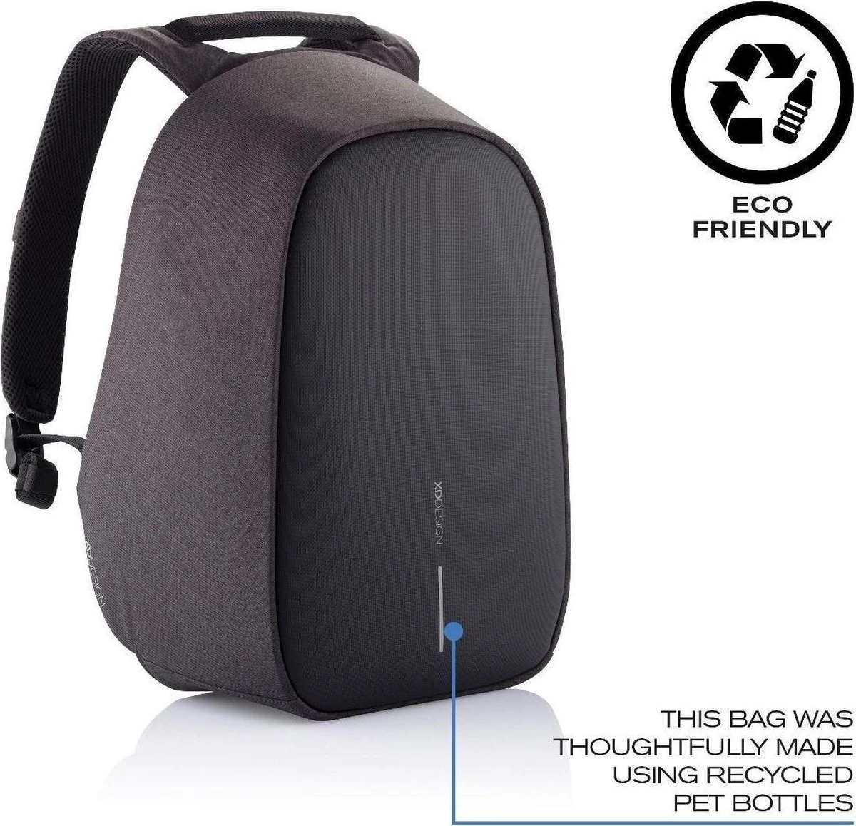 XD Design Bobby Hero XL - Anti-Diefstal Rugzak 21.5 Liter - Zwart - Afbeelding 14