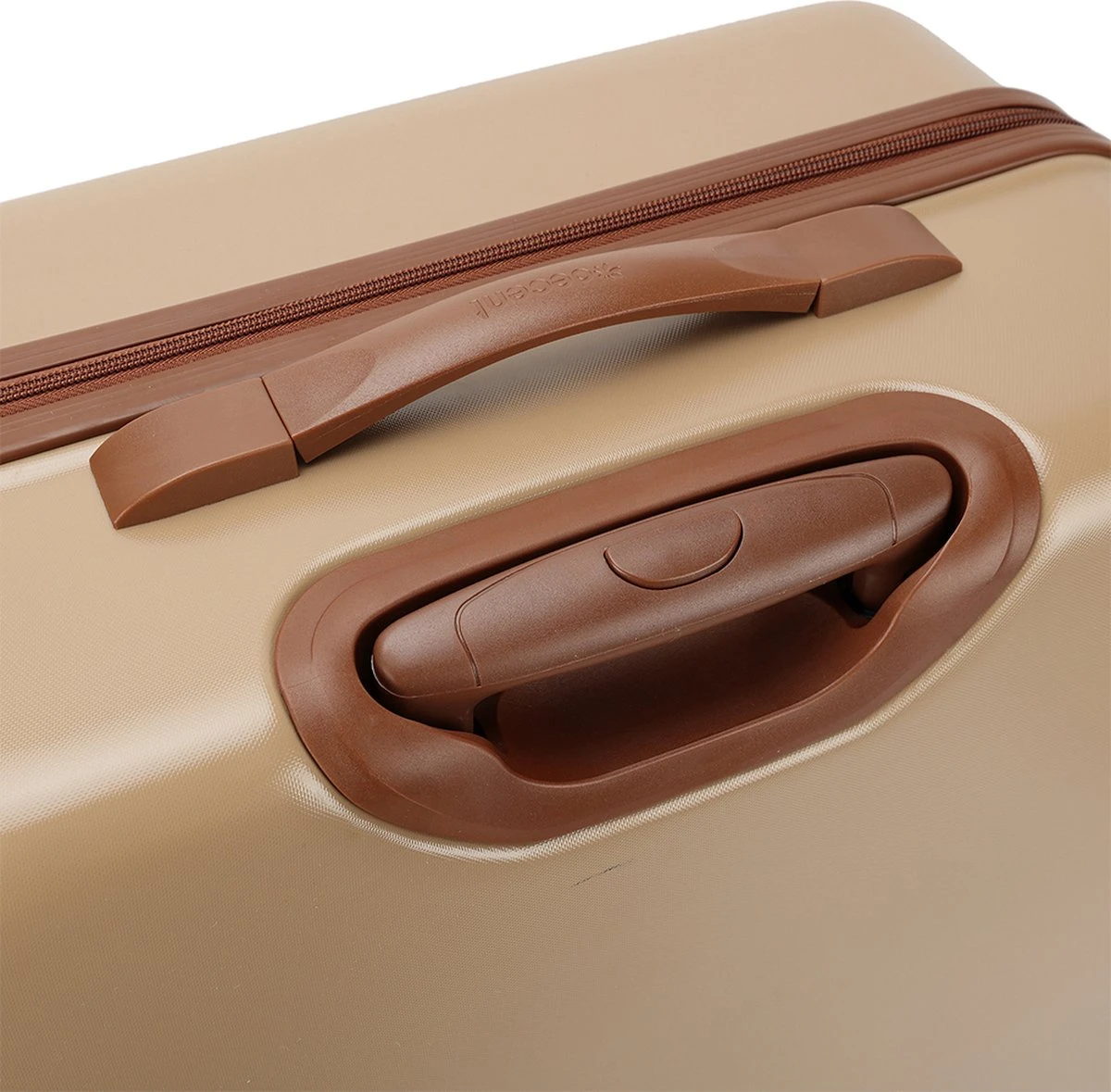 Decent Retro Koffer Groot 76 Cm Beige Brown - Afbeelding 6