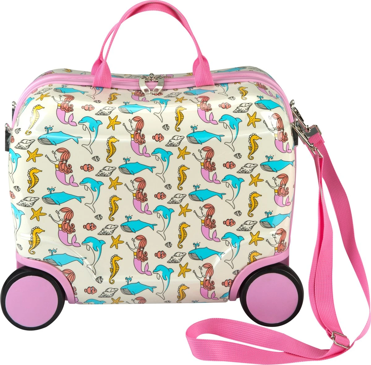 Princess Traveller Kids Collection - Ride-On Trolley - Zeemeermin - 42cm - Afbeelding 5