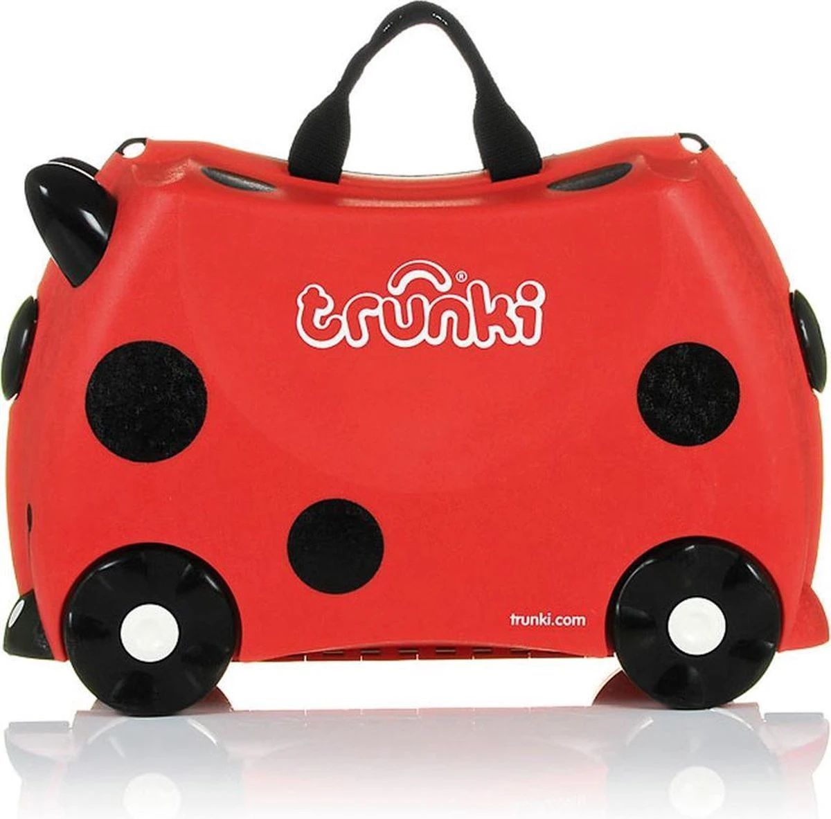 Trunki Ride-On Handbagage Koffer 46 Cm - Lieverheersbeestje Harley - Afbeelding 17