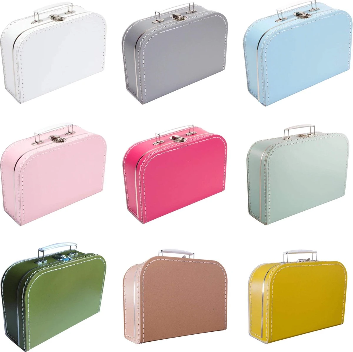 Kinder Koffertje | Naam Koffertje | Logeerkoffer | Kraamcadeau | Baby | Keuze Uit Diverse Kleuren - Afbeelding 2