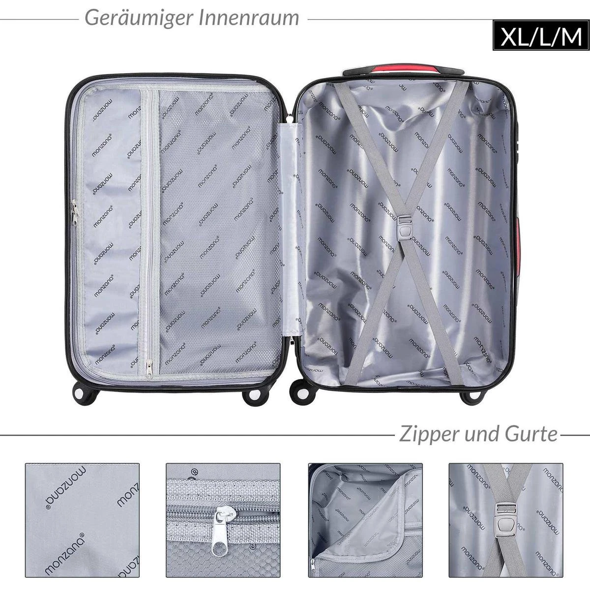 Deuba Hard Case Koffer Baseline L Navyblauw - Afbeelding 4