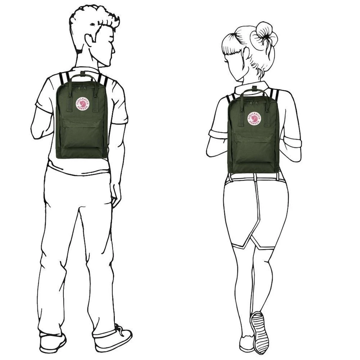 Fjallraven Kanken Laptoprugzak 15 Inch - Forest Green - Afbeelding 13