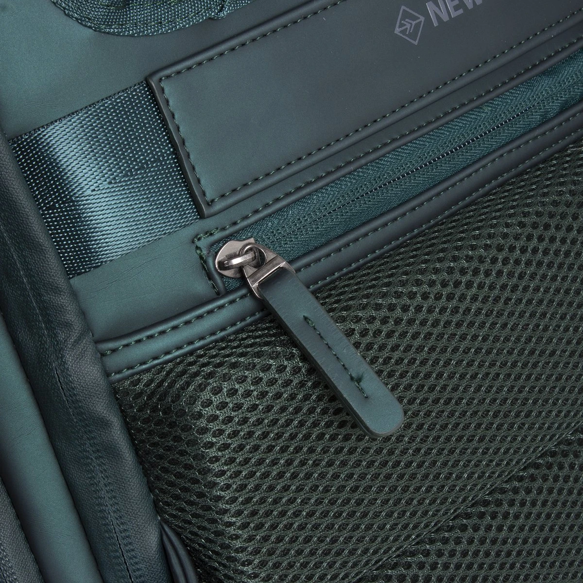 New Rebels® William - Rugtas - Groen - Waterafstotend - 15.6151413121087 - 28x15x43cm - Rugzak / Backpack - Afbeelding 6