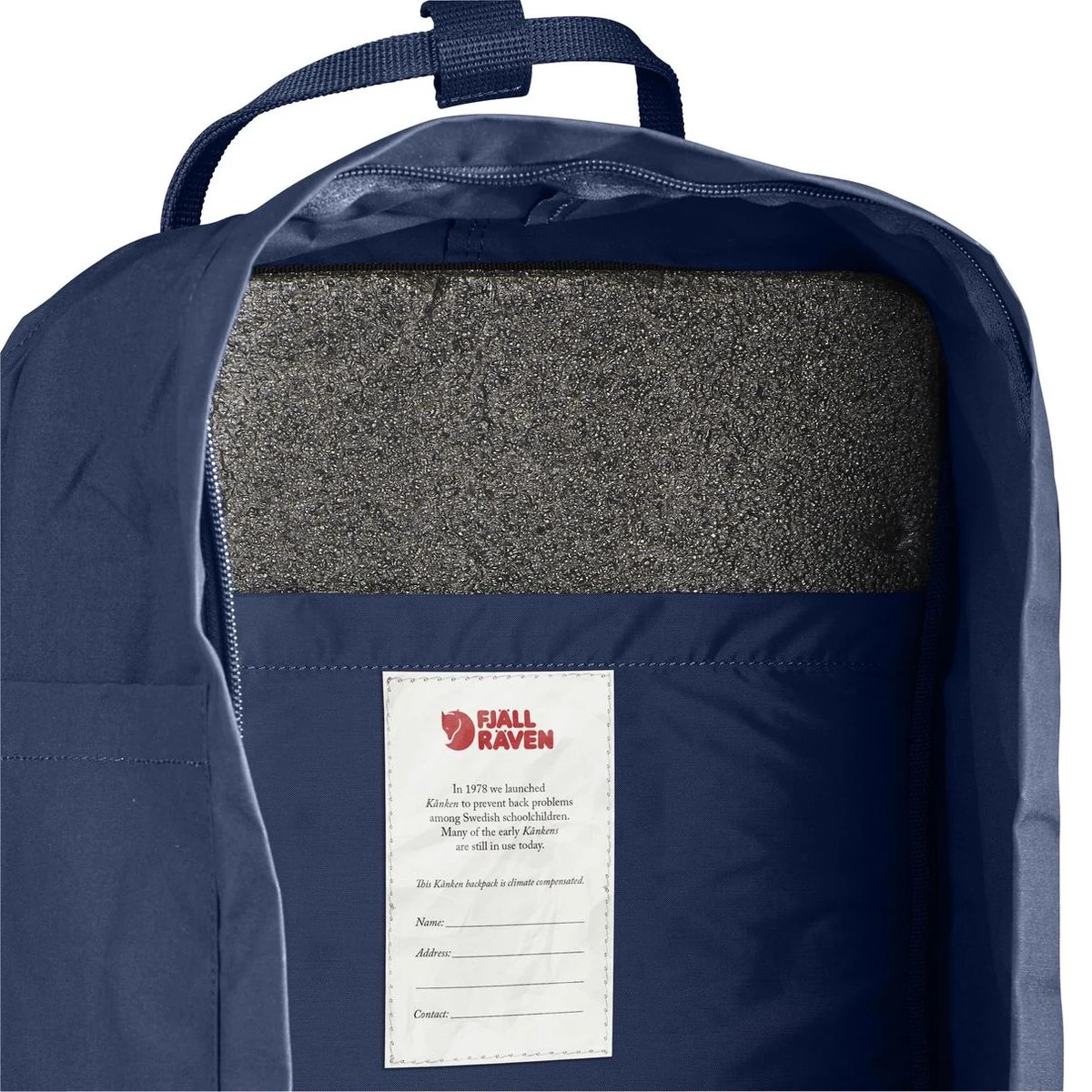 Fjallraven Kanken Laptoprugzak 15 Inch - Royal Blue - Afbeelding 4