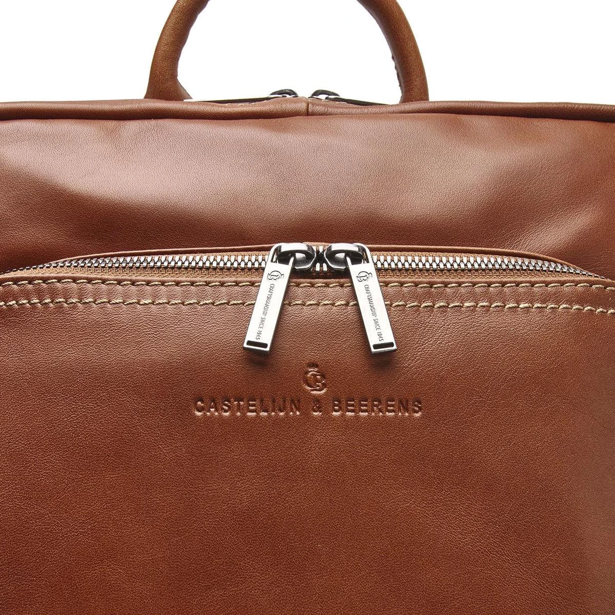 Castelijn & Beerens - Firenze Laptoprugzak 15,6 + Tablet RFID | Lichtbruin - - Afbeelding 19