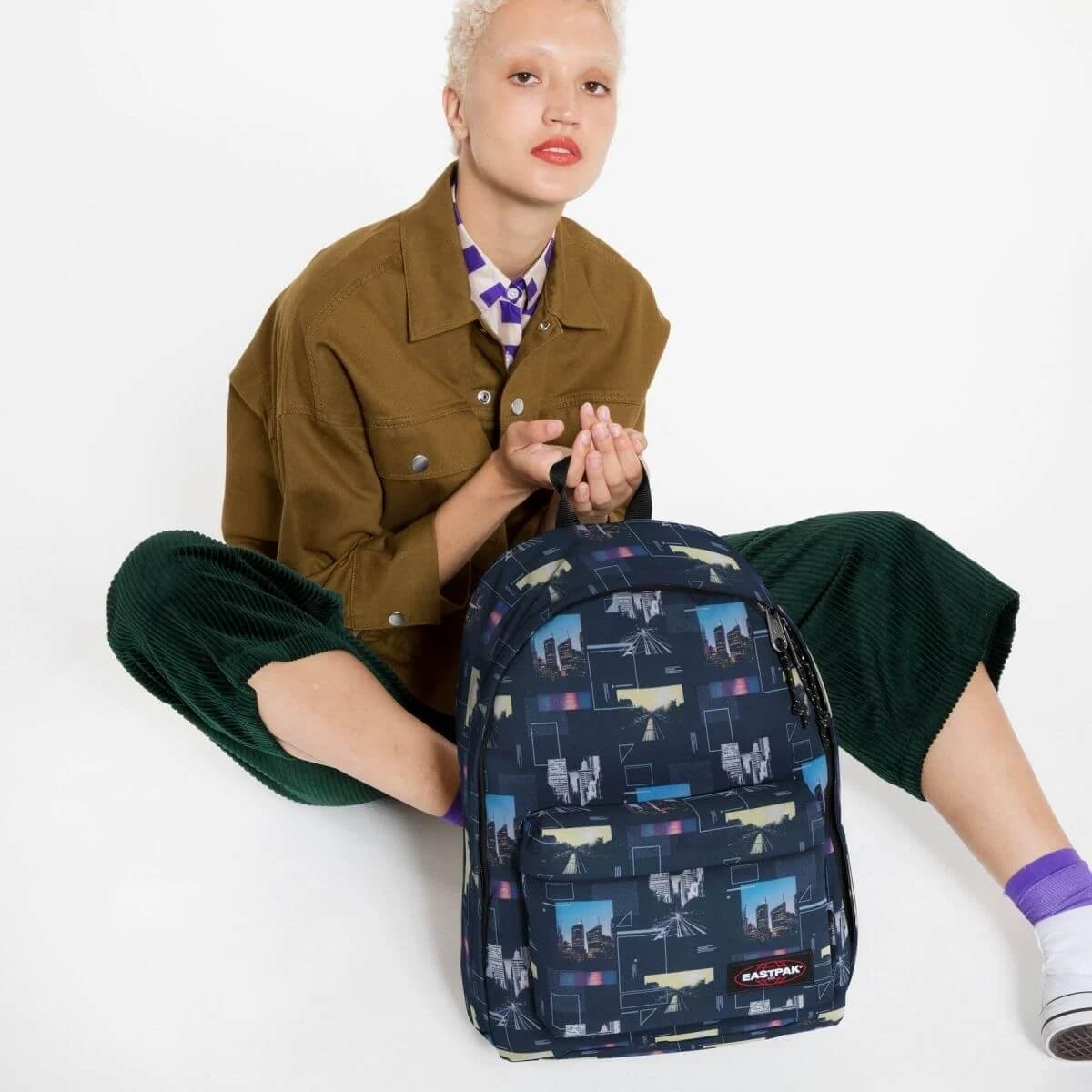 Eastpak Out Of Office Rugzak - Shapes Blue - Afbeelding 2