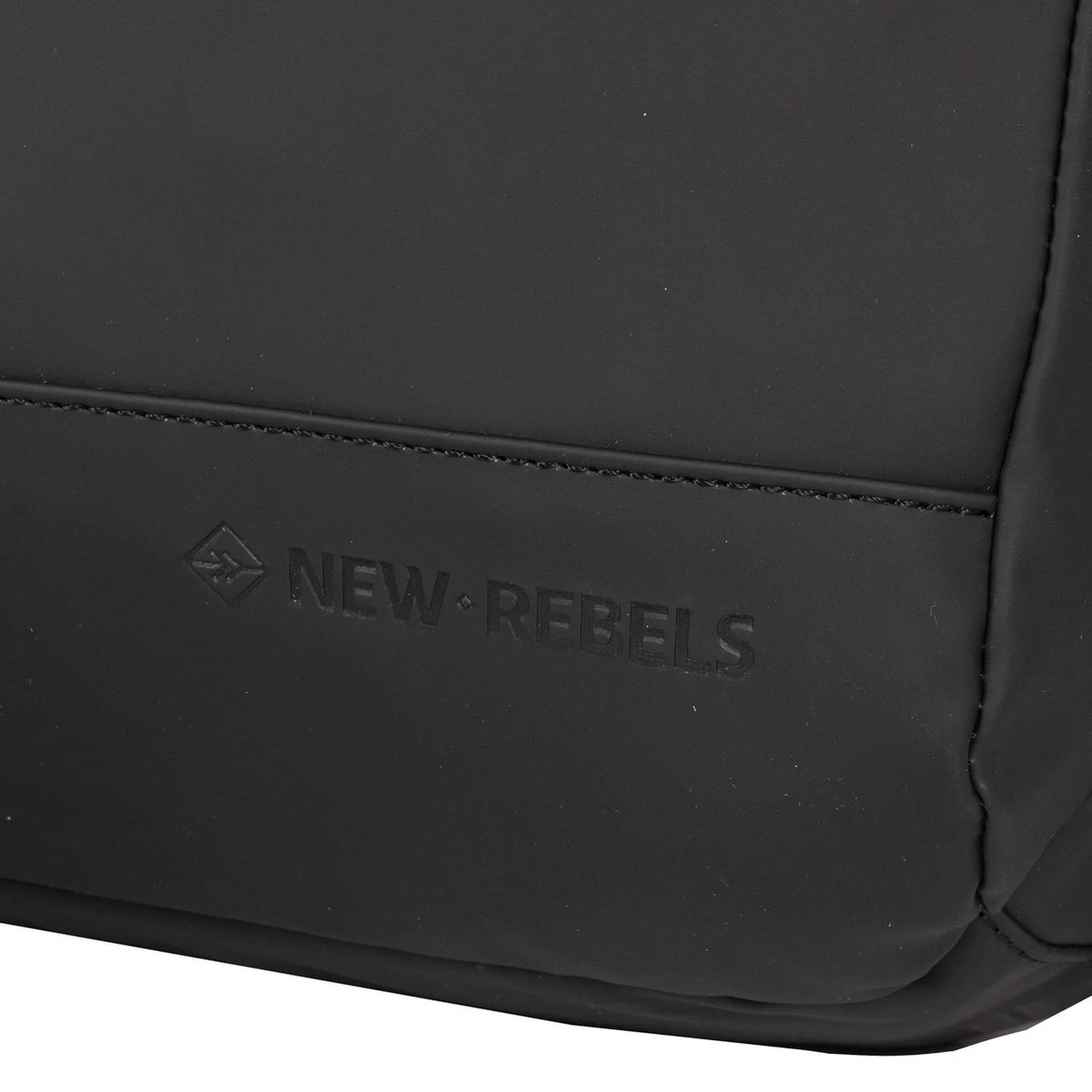 New Rebels® Harper - Rugtas - Zwart - Waterbestendig - 9L - 28x8x38cm - Rugzak / Backpack - Afbeelding 12