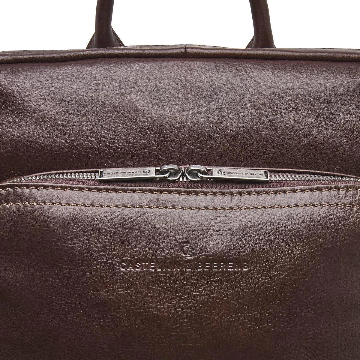 Castelijn & Beerens - Firenze Laptoprugzak 15,6 + Tablet RFID | Mocca - - Afbeelding 6