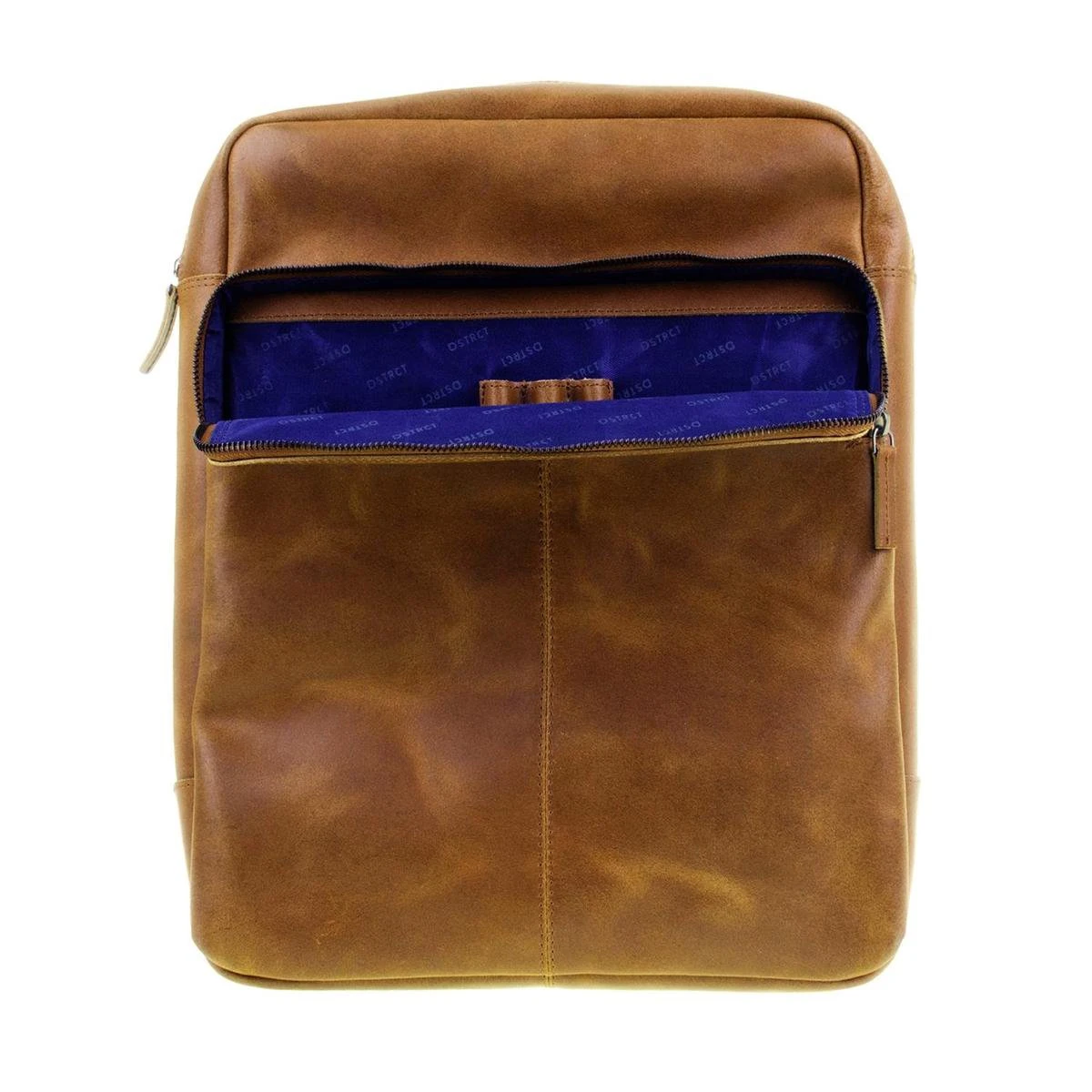 DSTRCT Limited Rugtas - 15,6 Inch Laptoptas - Cognac - Afbeelding 7