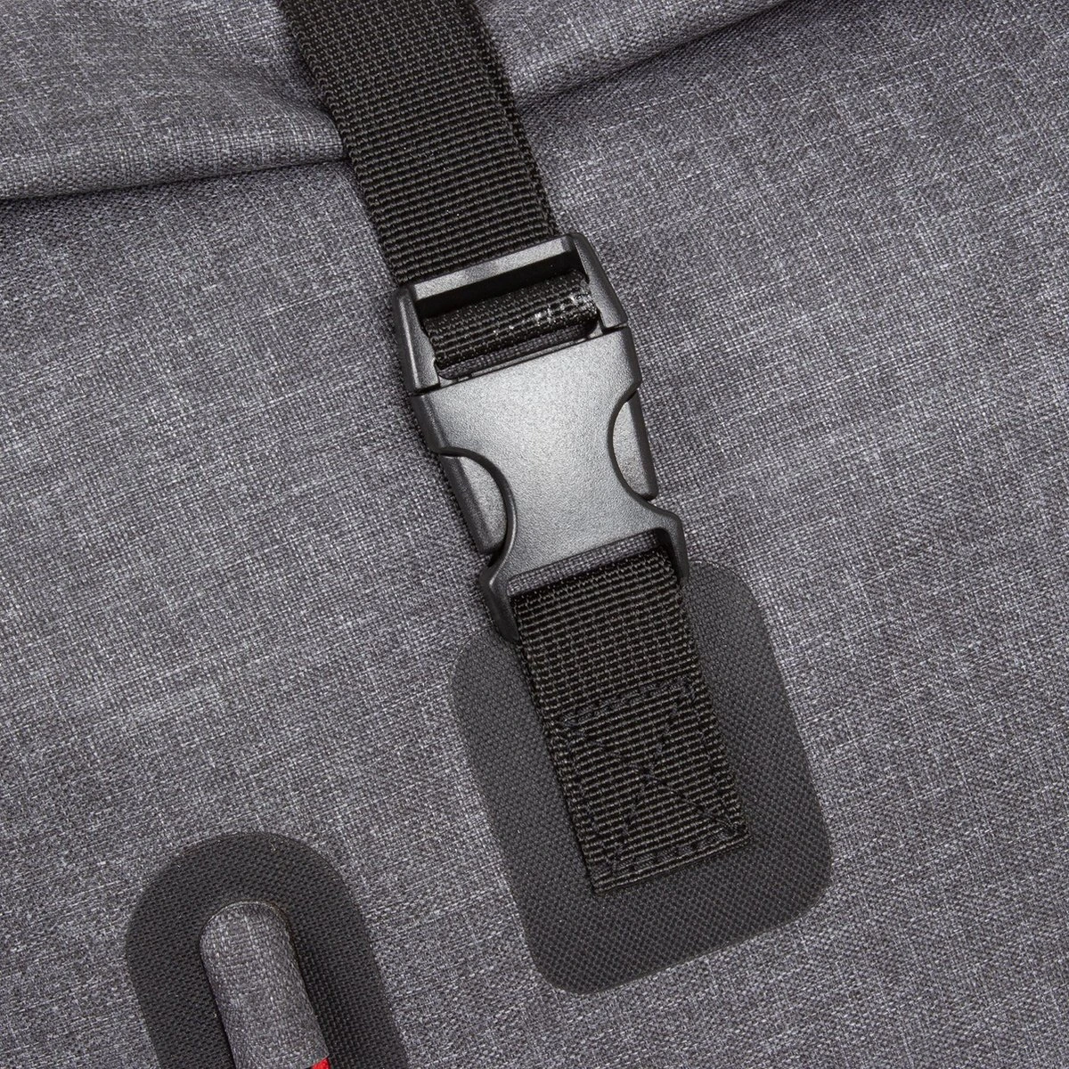 New Rebels® Vepo - Rugtas - Grijs/Rood - Waterbestendig - 15.6151413121087 - 33x15x65cm - Rugzak / Backpack - Afbeelding 7