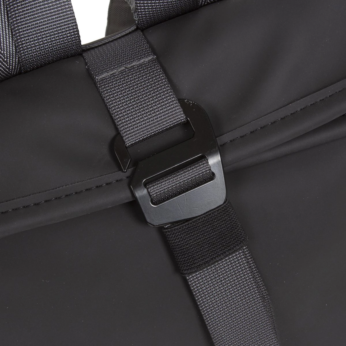 New Rebels® Tim - Rugtas - Grijs/Zwart - Waterafstotend - Roll-top - 13121087 - 27x8x33cm - Rugzak / Backpack - Afbeelding 8